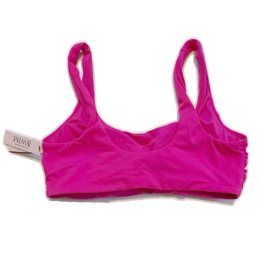Victoria's Secret NEW Scoop Bikini Top Forever Pink Swimwear Size Small